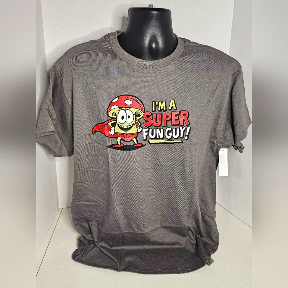Humor "Im A Super Fun Guy!" Graphice Tee Mens Small